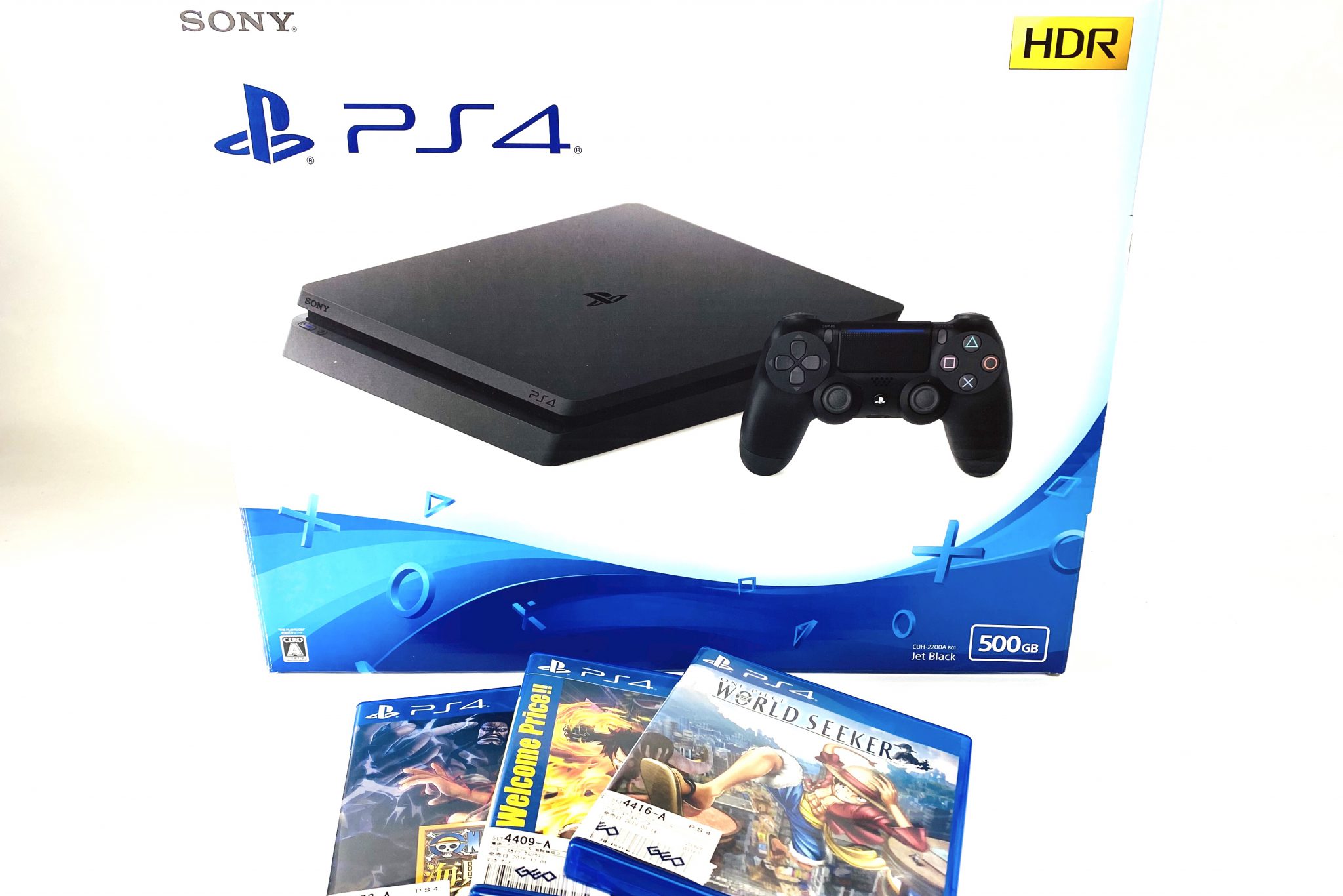 PlayStation4 - 新品 ソフト2本クーポン付 Playstation4 CUH-2200AB01